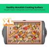 imageChefman Electric Smokeless Indoor Grill w NonStick Cooking Surface ampamp Adjustable Temperature Knob from Warm to Sear for Customized BBQing Dishwasher Safe Removable Water Tray BlackCopper