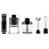 imageChefman Electric Spiralizer ampamp Immersion BlenderVegetable Slicer 6in1 Food Prep Combo Kit Includes 3 Spiralizing Blade Attachments Zoodle Maker Grate Ribbon Spiral Blend Chop and Puree
