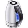 imageChefman Electric Tea Kettle 18 Liter Hot Water Electric Kettle Temperature Control Water Boiler with 5 Presets TriColored LED Lights Keep Warm Automatic Shutoff GreyStainless