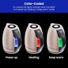 imageChefman Electric Tea Kettle 18 Liter Hot Water Electric Kettle Temperature Control Water Boiler with 5 Presets TriColored LED Lights Keep Warm Automatic Shutoff GreyRose