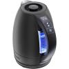 imageChefman Electric Tea Kettle 18 Liter Hot Water Electric Kettle Temperature Control Water Boiler with 5 Presets TriColored LED Lights Keep Warm Automatic Shutoff GreyBlack