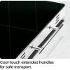 imageChefman Electric Warming Tray with Adjustable Temperature Control Perfect For Buffets Restaurants Parties Events and Home Dinners Glass Top Extra Large 21 x 16 Surface Keeps Food Hot  BlackStainless
