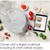 imageChefman Everything Maker ampamp Pizza Oven  1440W Countertop Electric Pizza Maker with 12 Nonstick Cooking Plates Make Pizza Quesadillas Omelettes and More with Indicator Lights and Vertical StorageConcrete