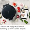 imageChefman Everything Maker ampamp Pizza Oven  1440W Countertop Electric Pizza Maker with 12 Nonstick Cooking Plates Make Pizza Quesadillas Omelettes and More with Indicator Lights and Vertical StorageMidnight
