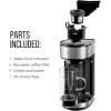 imageChefman Froth  Brew Coffee Maker and Milk Frother Single Serve Brewer for KCup Pods ampamp Grounds for Latte and Cappuccino Style Drinks Compact 20 oz Glass Mug and Reusable Filter Included 21 oz21 oz