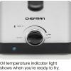 imageChefman Fry Guy The Most Compact ampamp Convenient To Deep Fry Comfort Food RestaurantStyle Basket With A 16Quart Capacity EasyView Window ampamp Adjustable Temp Control Stainless  15 LiterStainless  15 Liter
