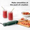 imageChefman Immersion Stick Hand Blender with Stainless Steel Blades Powerful Electric Ice Crushing 2Speed Control Handheld Food Mixer Purees Smoothies Shakes Sauces ampamp Soups Midnight BlueForest