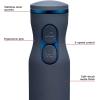 imageChefman Immersion Stick Hand Blender with Stainless Steel Blades Powerful Electric Ice Crushing 2Speed Control Handheld Food Mixer Purees Smoothies Shakes Sauces ampamp Soups Midnight BlueMidnight Blue