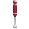 imageChefman Immersion Stick Hand Blender with Stainless Steel Blades Powerful Electric Ice Crushing 2Speed Control Handheld Food Mixer Purees Smoothies Shakes Sauces ampamp Soups Midnight BlueRed