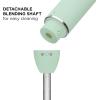 imageChefman Immersion Stick Hand Blender with Stainless Steel Blades Powerful Electric Ice Crushing 2Speed Control Handheld Food Mixer Purees Smoothies Shakes Sauces ampamp Soups Midnight BlueSage