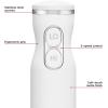 imageChefman Immersion Stick Hand Blender with Stainless Steel Blades Powerful Electric Ice Crushing 2Speed Control Handheld Food Mixer Purees Smoothies Shakes Sauces ampamp Soups Midnight BlueIvory