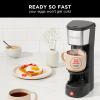 imageChefman InstaCoffee Max The Easiest Way to Brew the Boldest SingleServe Coffee Use Fresh And Flavorful Grounds or KCups With A Convenient BuiltIn Lift BlackStainless SteelBlackStainless Steel  wLift