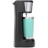 imageChefman InstaCoffee Max The Easiest Way to Brew the Boldest SingleServe Coffee Use Fresh And Flavorful Grounds or KCups With A Convenient BuiltIn Lift BlackStainless SteelBlackStainless Steel
