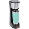 imageChefman InstaCoffee Max The Easiest Way to Brew the Boldest SingleServe Coffee Use Fresh And Flavorful Grounds or KCups With A Convenient BuiltIn Lift BlackStainless SteelBlackStainless Steel