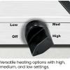 imageChefman Long Electric Warming Plate Heating Element Prep Food for Parties Stainless Steel Frame ampamp Tempered Glass Surface Buffet at Home for Trays ampamp Dishes CoolTouch Handles BlackBuffet  14 x 14