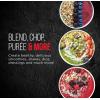 imageChefman Personal Ultimate Kitchen Blender Quick Portable Blending of Shakes Smoothies Baby Food ampamp Juice 2 Travel Cups Cover ampamp Drinking Rim 6Piece Set DishwasherSafe StainlessSteel BladeBlackStainless Steel