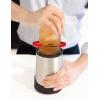 imageChefman Personal Ultimate Kitchen Blender Quick Portable Blending of Shakes Smoothies Baby Food ampamp Juice 2 Travel Cups Cover ampamp Drinking Rim 6Piece Set DishwasherSafe StainlessSteel BladeBlackStainless Steel