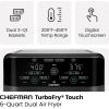imageChefman TurboFry Touch Dual Air Fryer Maximize The Healthiest Meals With Double Basket Capacity OneTouch Digital Controls And Shake Reminder For The Perfect Crispy And LowCalorie Finish6 Quart