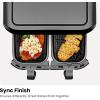imageChefman TurboFry Touch Dual Air Fryer Maximize The Healthiest Meals With Double Basket Capacity OneTouch Digital Controls And Shake Reminder For The Perfect Crispy And LowCalorie Finish6 Quart