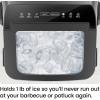 imageIceman Commercial Ice Maker Machine 100lbs24H Stainless Steel Ice Machine with 30lb Storage Bin Under Counter Ice Maker for Restaurant Home Bar Office Ice Scoop ampamp Drain Hose IncludedCompact Bullet Ice Maker