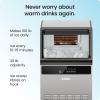 imageIceman Commercial Ice Maker Machine 100lbs24H Stainless Steel Ice Machine with 30lb Storage Bin Under Counter Ice Maker for Restaurant Home Bar Office Ice Scoop ampamp Drain Hose IncludedCommercial Ice Maker