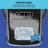 imageIceman Commercial Ice Maker Machine 100lbs24H Stainless Steel Ice Machine with 30lb Storage Bin Under Counter Ice Maker for Restaurant Home Bar Office Ice Scoop ampamp Drain Hose IncludedBullet Ice Maker