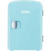 imageChefman  Iceman Mini Portable Blue Personal Fridge Cools Or Heats ampamp Provides Compact Storage For Skincare Snacks Or 6 12oz Cans W A Lightweight 4liter Capacity To Take On The Go