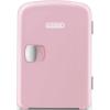 imageChefman  Iceman Mini Portable Pink Personal Fridge Cools Or Heats ampamp Provides Compact Storage For Skincare Snacks Or 6 12oz Cans W A Lightweight 4liter Capacity To Take On The Go Pink