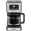 imageChefman 12Cup Programmable Coffee Maker Electric Brewer Auto Shut Off Digital Display wAutoBrew Function AntiDrip Pot Reusable Filter for Fresh Grounds Square Stainless Steel Glass CarafeStainless Steel