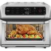 imageChefman Air Fryer Toaster Oven Combo with Probe Thermometer 12In1 Stainless Steel Convection Countertop 10 Inch Pizza 4 Slices of Toast Cooking Baking Toasting Roaster Oven Airfryer 20QTStainless Steel