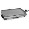 imageChefman Electric Griddle Fully Immersible and Dishwasher Safe Features Adjustable Temperature Control Allows for Versatile Cooking and Removable Slideout Drip Tray for Easy Cleaning Black