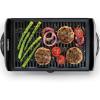 imageChefman Electric Smokeless Indoor Grill w NonStick Cooking Surface ampamp Adjustable Temperature Knob from Warm to Sear for Customized BBQing Dishwasher Safe Removable Water Tray BlackBlack