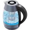 imageChefman Electric Tea Kettle 18 Liter Hot Water Electric Kettle Temperature Control Water Boiler with 5 Presets TriColored LED Lights Keep Warm Automatic Shutoff GreyGrey