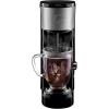 imageChefman Froth  Brew Coffee Maker and Milk Frother Single Serve Brewer for KCup Pods ampamp Grounds for Latte and Cappuccino Style Drinks Compact 20 oz Glass Mug and Reusable Filter Included 21 ozCompact 14 oz