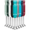 imageChefman Immersion Stick Hand Blender with Stainless Steel Blades Powerful Electric Ice Crushing 2Speed Control Handheld Food Mixer Purees Smoothies Shakes Sauces ampamp Soups Midnight BlueTurquoise