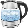 imageChefman TrueTemp Precision Control Gooseneck Kettle Internal Custom Temperature Control and 6 OneTouch Presets BoilDry Protection Auto ShutOff for Safety For Pour Over Coffee and Tea BlackGlass