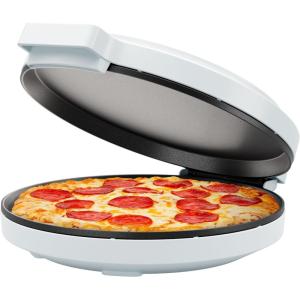 imageChefman Everything Maker ampamp Pizza Oven  1440W Countertop Electric Pizza Maker with 12 Nonstick Cooking Plates Make Pizza Quesadillas Omelettes and More with Indicator Lights and Vertical StorageConcrete