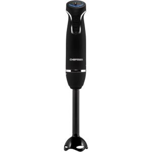 imageChefman Immersion Blender 300Watt Turbo 12 Speed Stick Hand Blender Powerful Ice Crushing Design Purees Smoothies Sauces ampamp Soups Detachable Heat Resistant Plastic Blade Guard Protects Pots Black