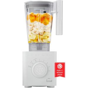 imageChefman Obliterator 48 oz Countertop Blender for Smoothies 1380W Motor to Crush Ice Nuts and Frozen Fruit with Stainless Steel Blade Auto Blend Function Includes Tamper and Scraper  MidnightConcrete