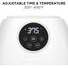 imageCHEFMAN Small Air Fryer Healthy Cooking 37 Qt Nonstick User Friendly and Digital Touch Screen w 60 Minute Timer ampamp Auto Shutoff Dishwasher Safe Basket BPAFree Glossy White35 Quart
