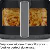 imageChefman Air Fryer  6 QT Compact Airfryer for Quick ampamp Easy Meals Features HiFry Technology for Extra Crisp EasyView Window Touch Controls with 4 Presets Nonstick ampamp Dishwasher Safe Basket  Grey