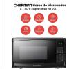 imageChefman Mikrowellenherd fr Arbeitsplatte 07 Kubikfu digitale Mikrowelle aus Edelstahl 700 W mit 6 automatischen Mens 10 Leistungsstufen koModus MemoryFunktion