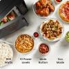 imageChefman Countertop Microwave Oven 11 Cu Ft 1000 Watts with 10 Power Levels 6 Cooking Presets with OneTouch Express Cook Eco Mode Child Safety Lock ampamp Mute Button  Black09 Cu Ft