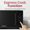 imageChefman Countertop Microwave Oven 11 Cu Ft 1000 Watts with 10 Power Levels 6 Cooking Presets with OneTouch Express Cook Eco Mode Child Safety Lock ampamp Mute Button  Black11 Cu Ft