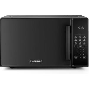 imageChefman Countertop Microwave Oven 11 Cu Ft 1000 Watts with 10 Power Levels 6 Cooking Presets with OneTouch Express Cook Eco Mode Child Safety Lock ampamp Mute Button  Black11 Cu Ft