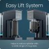 imageChefman Caffeinator Single Serve Coffee Maker KCup ampamp Grounds Programmable Drip Coffee Machine with Brew Strength Settings Iced Coffee Function 48 oz Removable Water Reservoir  ConcreteMidnight