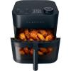imageChefman Crispinator Air Fryer 6in1 with 8 Qt capacity 450F Max Temp with TurboFry Pro Technology for Fast and Even Results Viewing Window Nonstick Ceramic Basket 10Pc Liner Starter PackMidnight