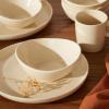 imageSweese 5 Inch Porcelain Small 10 oz Bowls Set of 6 for Dessert  Ice cream  Soup  Rice  Fruits  Small Portions  Microwave Dishwasher and Oven Safe  WhiteBeige