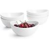 imageSweese 5 Inch Porcelain Small 10 oz Bowls Set of 6 for Dessert  Ice cream  Soup  Rice  Fruits  Small Portions  Microwave Dishwasher and Oven Safe  WhiteWhite