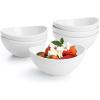 imageSweese 5 Inch Porcelain Small 10 oz Bowls Set of 6 for Dessert  Ice cream  Soup  Rice  Fruits  Small Portions  Microwave Dishwasher and Oven Safe  WhiteWhite